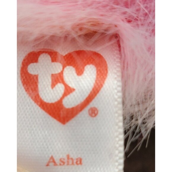 TY Beanie Boos Asha Rainbow Ostrich No Hang Tag - Picture 7 of 7